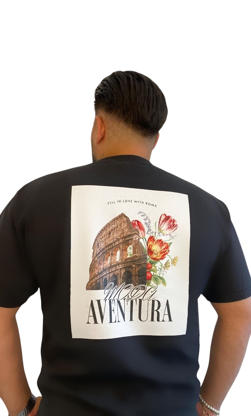 Aventura Moda – ROMA CITY T-Shirt im lockeren Oversized-Stil