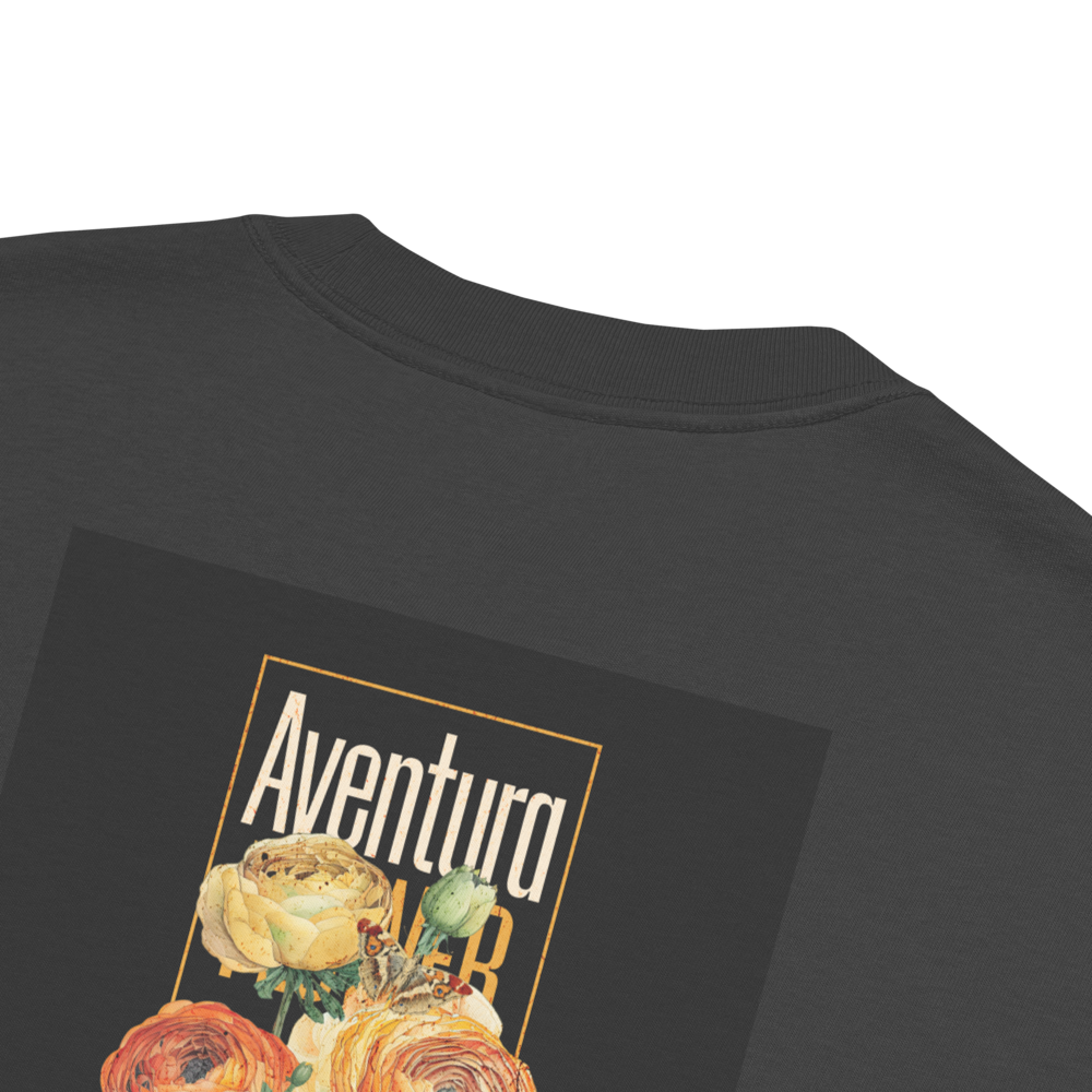 Aventura-Moda Oversized T-Shirt Sommer Look – Rosen