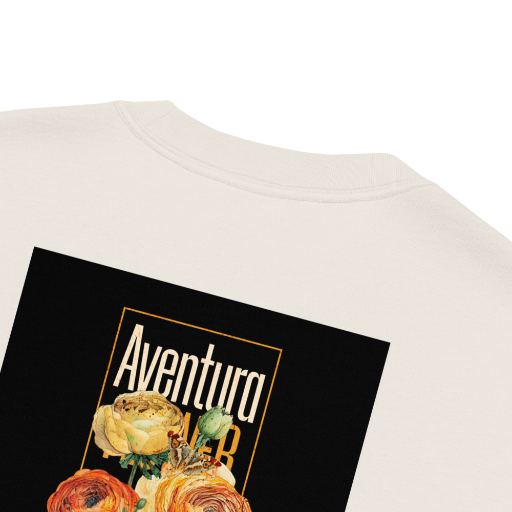 Aventura-Moda Oversized T-Shirt Sommer Look – Rosen